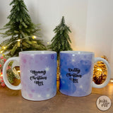 winter sparkles - personalised mug