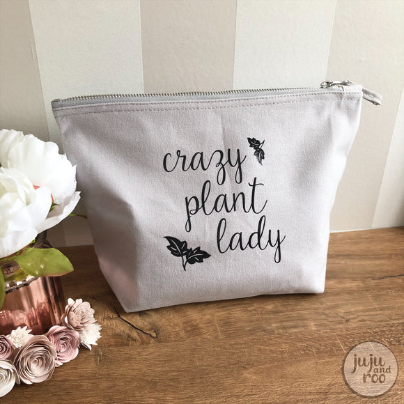 personalised accessory bag - silver grey