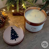 christmas designs - personalised soy wax candle