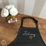 personalised children’s apron - navy blue
