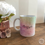 personalised name and tea / coffee order - mug