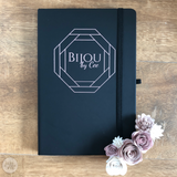 business logo - custom notebook