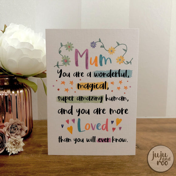 magical mum card