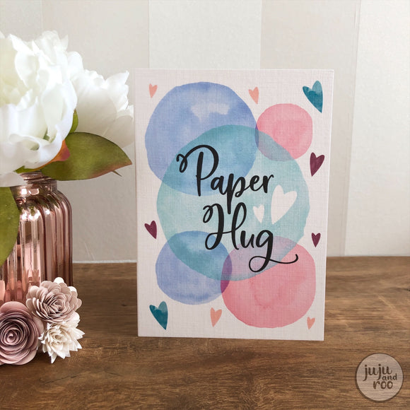 paper hug - card