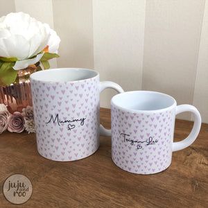 matching set - adult and children’s mug