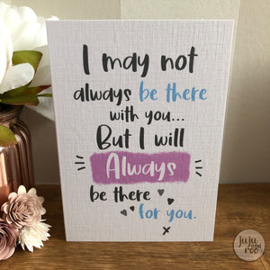 always there with you - card