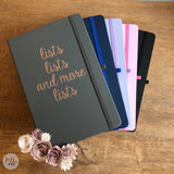 wedding plans - personalised notebook