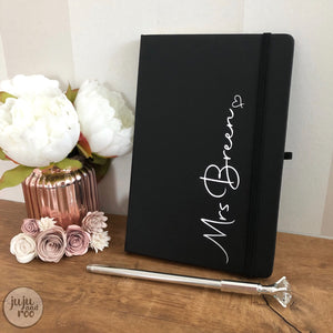 personalised teacher gift - notebook