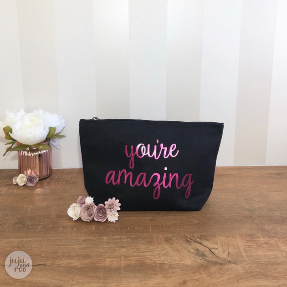 you’re amazing - accessory bag
