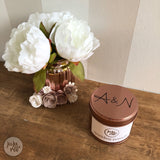 personalised initials - soy wax candle