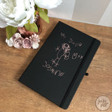 children’s handwriting - personalised teacher notebook