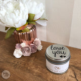 love you - soy wax candle