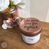 take some time for you - soy wax candle