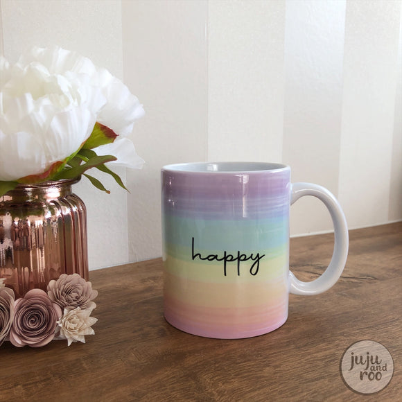 happy - mug