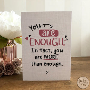 you are enough - card
