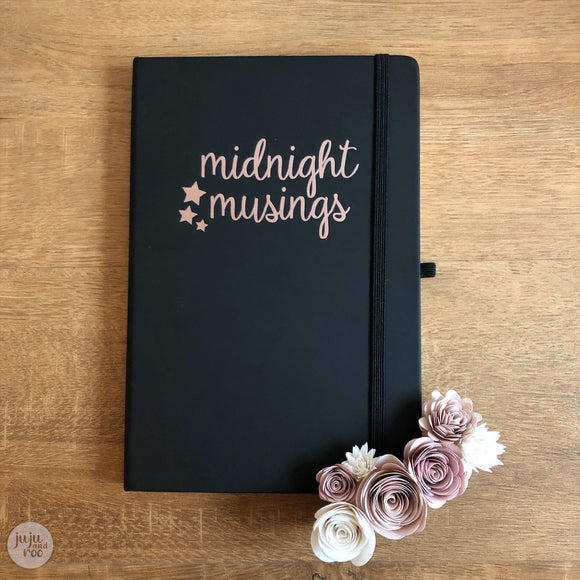 midnight musings - notebook
