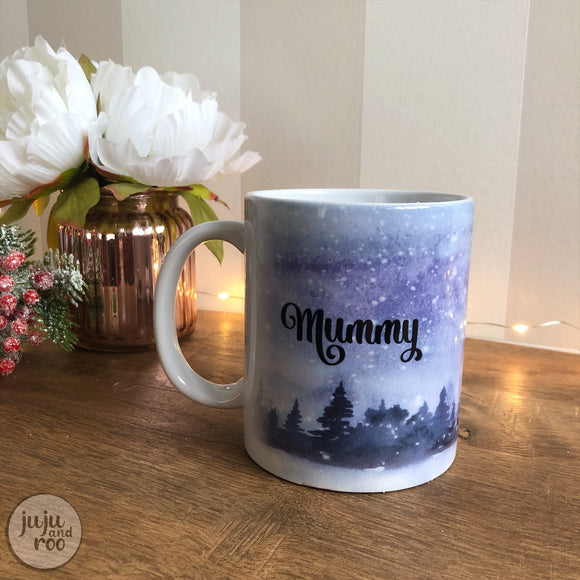 winter wonderland - personalised mug