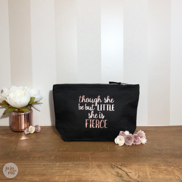 though she be but little she is fierce - accessory bag