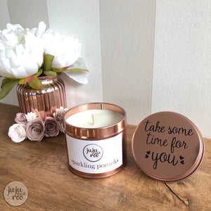 take some time for you - soy wax candle